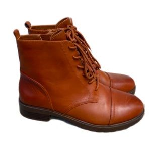 Aldo brown lace up boots